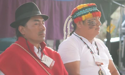 Indígenas de Ecuador repudian recortes de Noboa, un "modelo perverso por orden del FMI"/ Foto: cortesía EFE