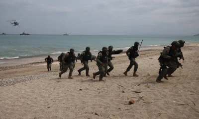 Con un desembarco en playa "hostil" concluyen maniobras de Unitas / Foto: EFE