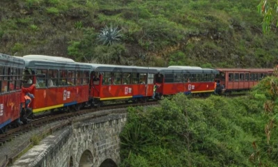 La histórica ruta ferroviaria Ibarra-Antonio Ante fue reactivada / Foto: cortesía MTOP