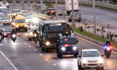 En el dispositivo de seguridad participaron las Fuerzas Armadas, la Policía Nacional y la AMT / Foto: cortesía CNE