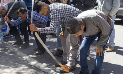 El supuesto despojo comenzó en 2021 cuando "llegaron un grupo de abogados fingiendo que la tierra era de ellos, ordenados por dos jueces de la provincia de Los Ríos"./ Foto: cortesía EFE