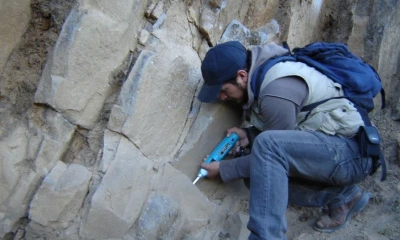 Estudios de geología en la sierra y la costa ecuatoriana/ Foto: IIGE