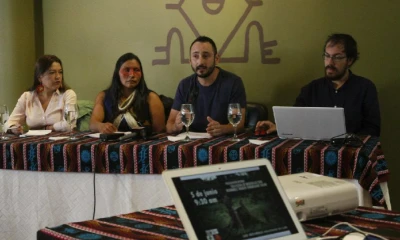 Ayer, en rueda de prensa, ecologistas presentaron evidencias de este problema en la zona intangible del Yasuní. Foto: La Hora