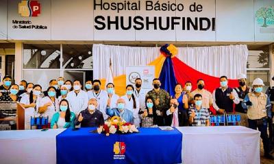 Estados Unidos entregó $ 1’600.000 para el Hospital Básico de Shushufindi / Foto: cortesía Embajada de los Estados Unidos