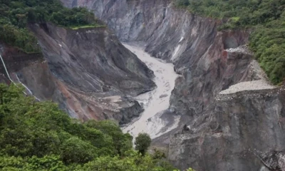 La erosión regresiva comenzó tras el colapso de la cascada de San Rafael en febrero de 2020 / Foto: cortesía Ecuavisa