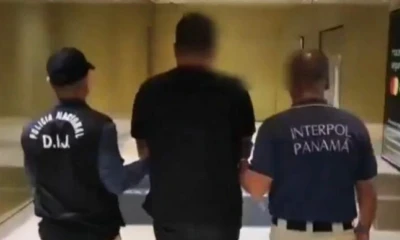 La aprehensión del sujeto se dio en el Aeropuerto Internacional de Tocumen / Foto: cortesía Interpol