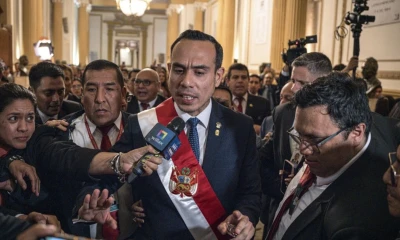 Jeríasumió la Presidencia de Perú el pasado viernes, tras la destitución por el Congreso de Dina Boluarte / Foto: EFE