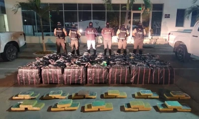 La droga fue descubierta durante un operativo policial realizado a las 2:50 hora local / Foto: cortesía Policía Nacional 