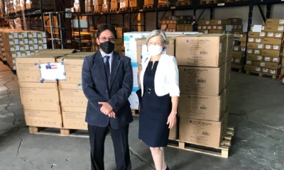 Austria donó insumos para la vacunación infantil / Foto: cortesía Cancillería