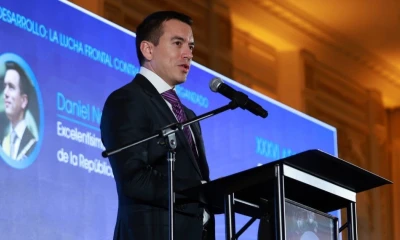 Daniel Noboa participó en la Asamblea del CEAL en Washington / Foto: cortesía Presidencia