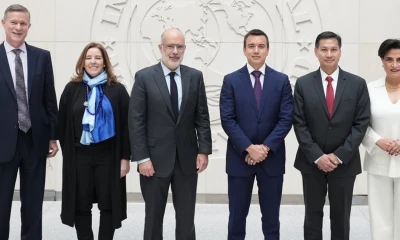  El acuerdo contempla reformas fiscales y energéticas para reducir el déficit y asegurar financiamiento externo./ Foto: cortesía Daniel Noboa