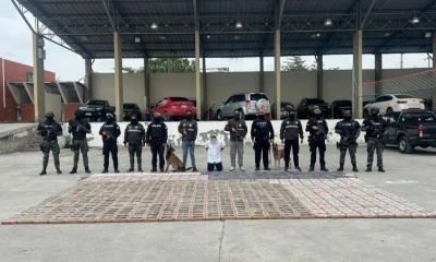 El peso total de la droga llegó a 984,1 kilos cuyo valor habría alcanzado los 44,3 millones de dólares / Foto: cortesía Policía Nacional