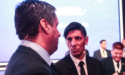 Enrique Vera, exjugador de Liga, estuvo presente en el sorteo / Foto: cortesía Copa Libertadores 