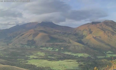 El volcán Chiles registra enjambre sísmico en frontera de Ecuador y Colombia / Foto: cortesía IG