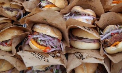 El pan con chicharrón fue el ganador de esta particular competencia organizada por Ibai Llanos / Foto: EFE