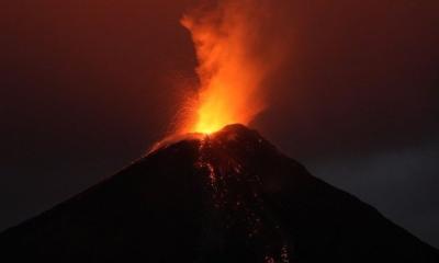 El Reventador permanece en alerta naranja / Foto: cortesía IG