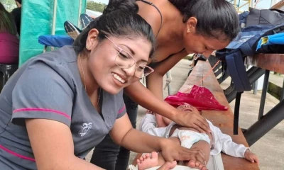 Las brigadas recorren las provincias del país luchando contra la desnutrición infantil / Foto: cortesía Secretaría Técnica Ecuador Crece Sin Desnutrición Infantil