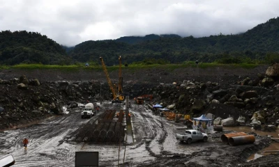 Coca Codo Sinclair se encuentra amenazada por la erosión regresiva del río Coca / Foto: cortesía Ministerio de Energía y Minas