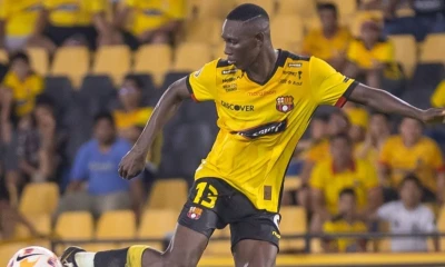 Janner Corozo fue el autor del segundo gol torero ante Delfín / Foto: cortesía Barcelona