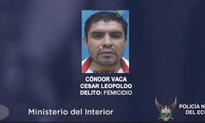 César Cóndor Vaca, de 29 años, fue detenido durante un operativo realizado en Greenville, Carolina del Sur, el pasado 30 de enero / Foto: cortesía ministerio del Interior 