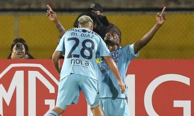 La figura del partido fue el panameño José Fajardo, quien anotó 2 goles / Foto: EFE
