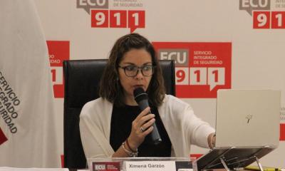 La ministra de Salud se congratuló de que "Ecuador ya tenga más de cinco millones de personas con la tercera dosis". / Foto: Cortesía Ministerio de Salud