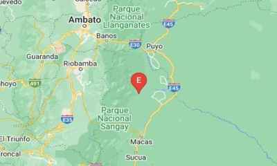 De acuerdo al IG, el temblor ocurrió a una profundidad de 139 kilómetros y a 45,55 kilómetros de la ciudad de Macas / Foto: cortesía IG