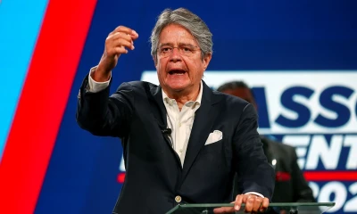 Guillermo Lasso aboga por bajar impuestos al presentar campaña / Foto: EFE