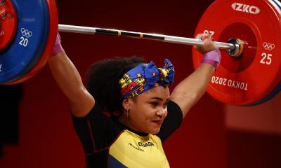 Neisi Dajomes primera ecuatoriana en obtener una medalla de oro en juegos olímpicos / Foto: EFE