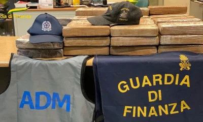 El hallazgo fue posible gracias a Jackpot y Pes, dos perros de la unidad canina de la Guardia de Finanzas / Foto: EFE