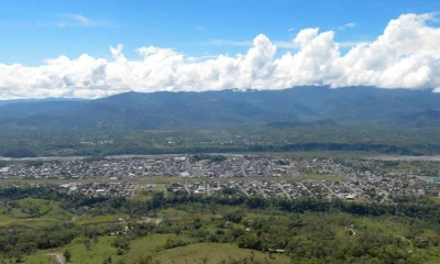 Vista panorámica de la ciudad de Macas, capital de la provincia de Morona Santiago. Desde el balcón turístico de la Virgen de la Purísima se observa toda la urbe. Foto: Fernando Machado / El Telégrafo