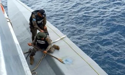 La Policía de Ecuador, indicó que han solicitado a las autoridades de El Salvador los datos de los tres ecuatorianos detenidos para realizar las investigaciones del caso / Foto: cortesía cuenta Twitter Nayib Bukele