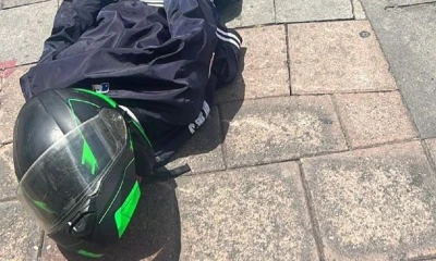 El cuerpo de seguridad señaló que en ese procedimiento "se aprehendió a un ciudadano extranjero, quien circulaba en una motocicleta en actitud sospechosa / Foto: cortesía Policía