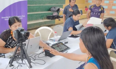 La brigada móvil del Registro Civil llegó a Taisha, Morona Santiago / Foto: cortesía Registro Civil