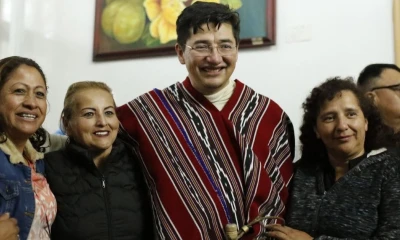 John Vinueza fue electo alcalde de Riobamba para el periodo 2023-2027 / Foto: cortesía John Vinueza