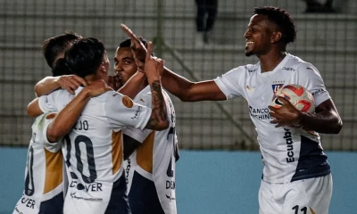 Michael Estrada fue la figura del cotejo al anotar 3 goles / Foto: cortesía Liga