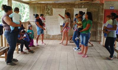 Se impartieron nuevos conocimientos sobre seguridad ciudadana y comunitaria / Foto: cortesía MIES