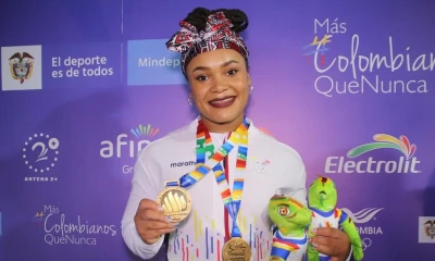 Neisi Dajomes impuso récords Sudamericano y Panamericano en Valledupar / Foto: cortesía Comité Olímpico Ecuatoriano