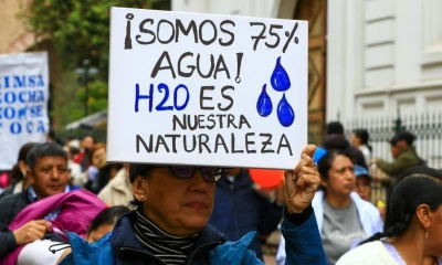 La marcha estuvo liderada por el excandidato presidencial y líder ambiental indígena Yaku Pérez / Foto: EFE 