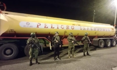 El procedimiento contó con la participación de la Policía Nacional y el Ejército / Foto: cortesía FF.AA.