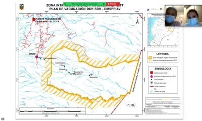 Se inicia el proceso de vacunación a la población Waorani/ Foto: cortesía Secretaria de Derechos Humanos