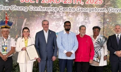 La vicepresidenta María José Pinto viajó a Guyana / Foto: cortesía Vicepresidencia