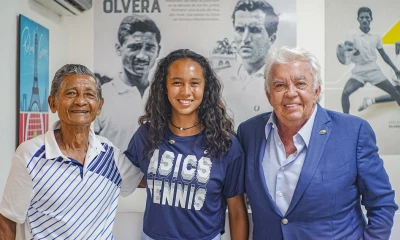 Leylah Fernández, subcampeona del Abierto de EEUU, visita a su familia en Ecuador / Foto: EFE