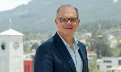 Diego Quiroga, rector de la USFQ, participó en el evento / Foto: cortesía 