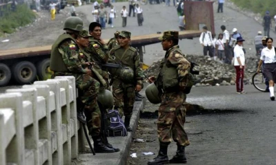 La institución castrense manifestó su profundo pesar por lo sucedido y se solidarizó con la familia del soldado Chuncho Aguilar. Foto: Expreso