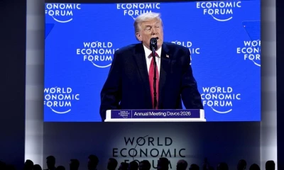 En su discurso, Trump volvió a insistir en que EE.UU. paga "el 100 % de la OTAN / Foto: EFE