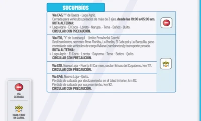 Actualización del informe del estado de las vías de la Amazonía ecuatoriana / Foto: cortesía MTOP