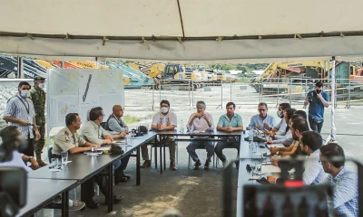 Gobierno firmó convenio para solucionar conectividad vial entre Napo y Sucumbíos / Foto: cortesía ministerio de Obras Públicas