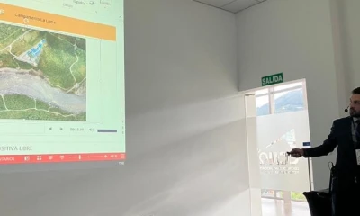 La erosión regresiva del río Coca se ubica a 7.5 km aguas abajo/ Foto: cortesía CELEC