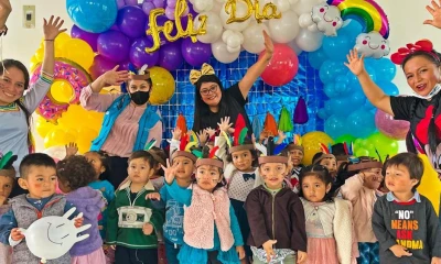 1.188 niños fueron homenajeados en Pastaza / Foto: cortesía MIES